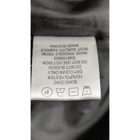 Boho Chic metallic tweed dress Bust42" waist37" length42"Fringed sz16 Lined EUC - Picture 7 of 10